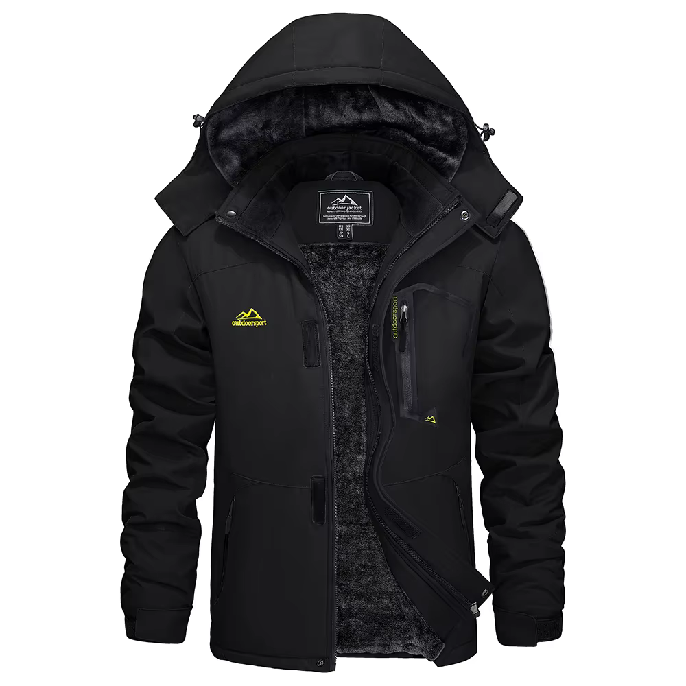 Men's Winter Ski Jacket Waterproof Warm Thick Fleece Hiking Jackets Raincoats Snow Jacket Coats Windbreaker Man Parka